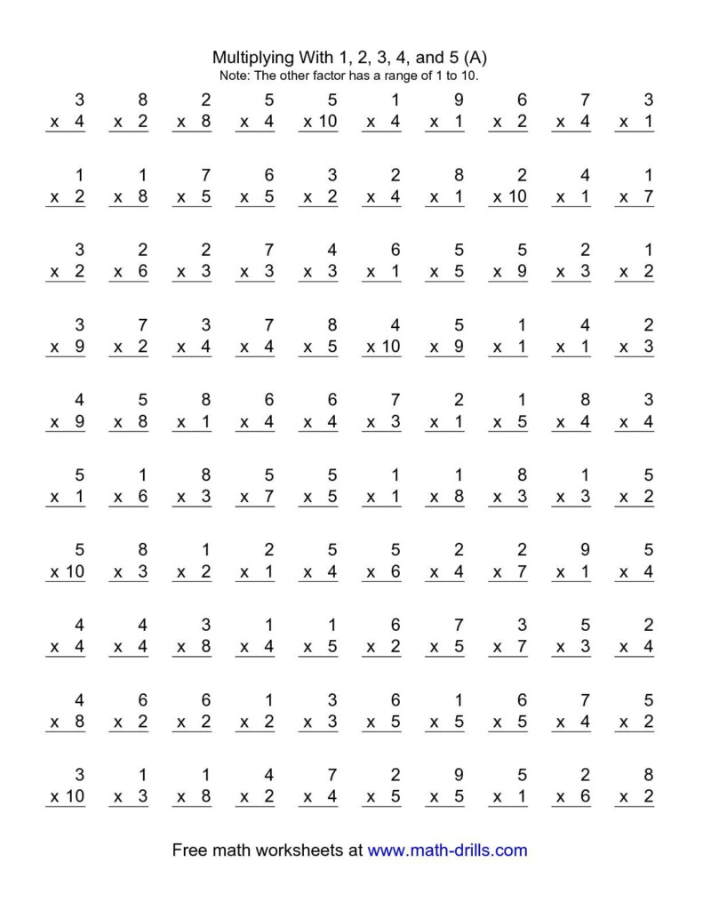 Mathaids The 100 Vertical Questions Multiplication Mathaids The 100 Vertical Questions Multiplication