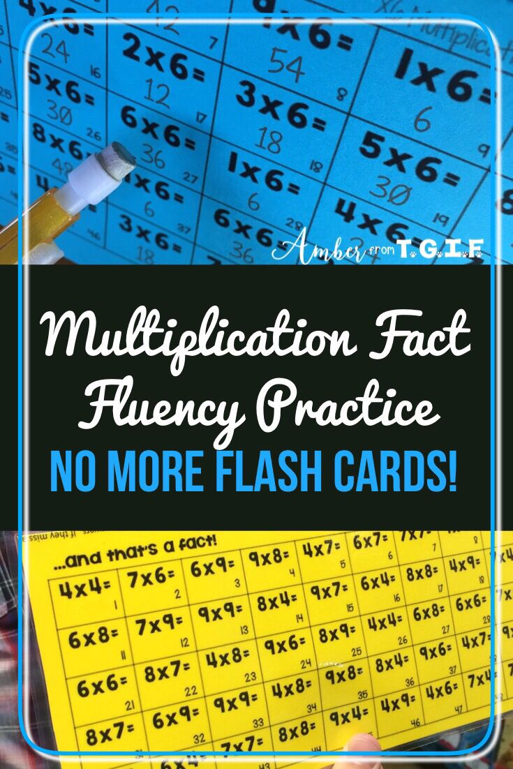 Multiplication Fact Fluency Tents For Fact Multiplication