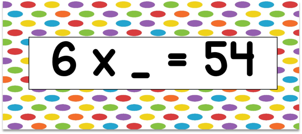 Multiplication Facts (6S) Flashcards Multiplication Facts (6S) Flashcards