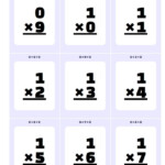 Multiplication Printable Flash Cards! Multiplication Flash
