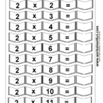 Multiplication Times Tables Worksheets – 2, 3, 4 & 5 Times
