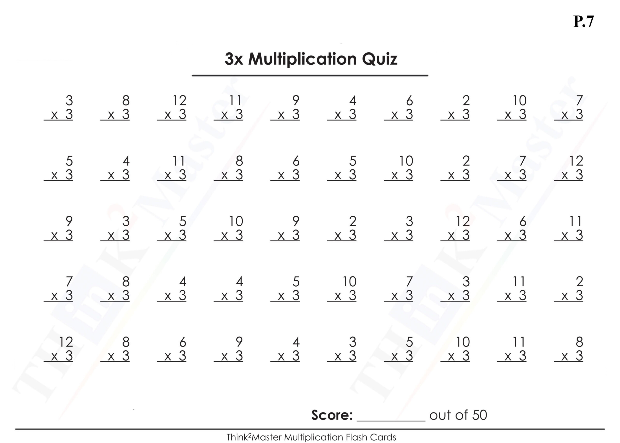  Multiplication Flash Cards 1 15 PrintableMultiplication