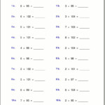 Multiplication Worksheets Grade 5 | Multiplikation