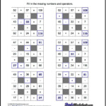 Number Grid Puzzles! Multiplication And Division With