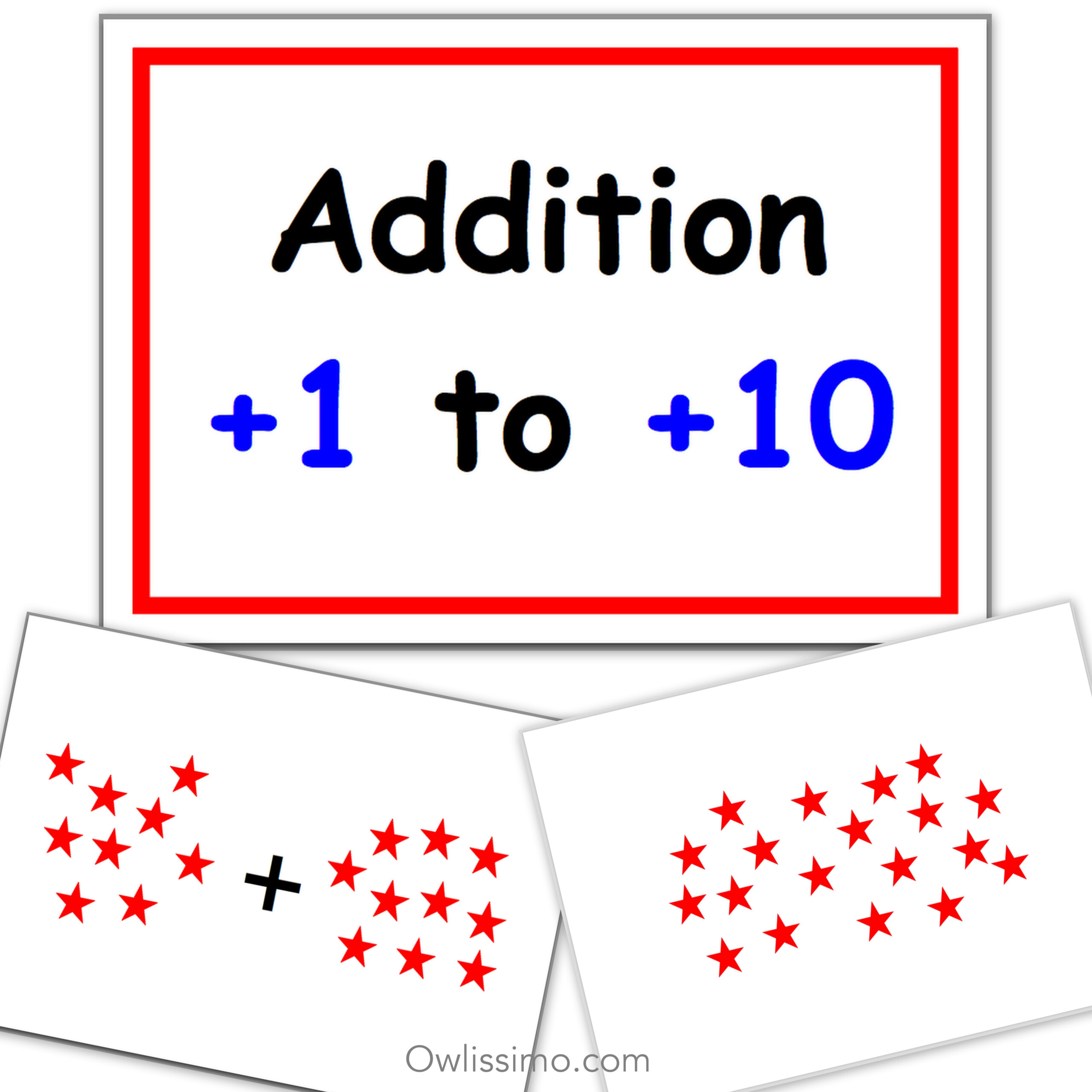 Printable Flashcards - Addition