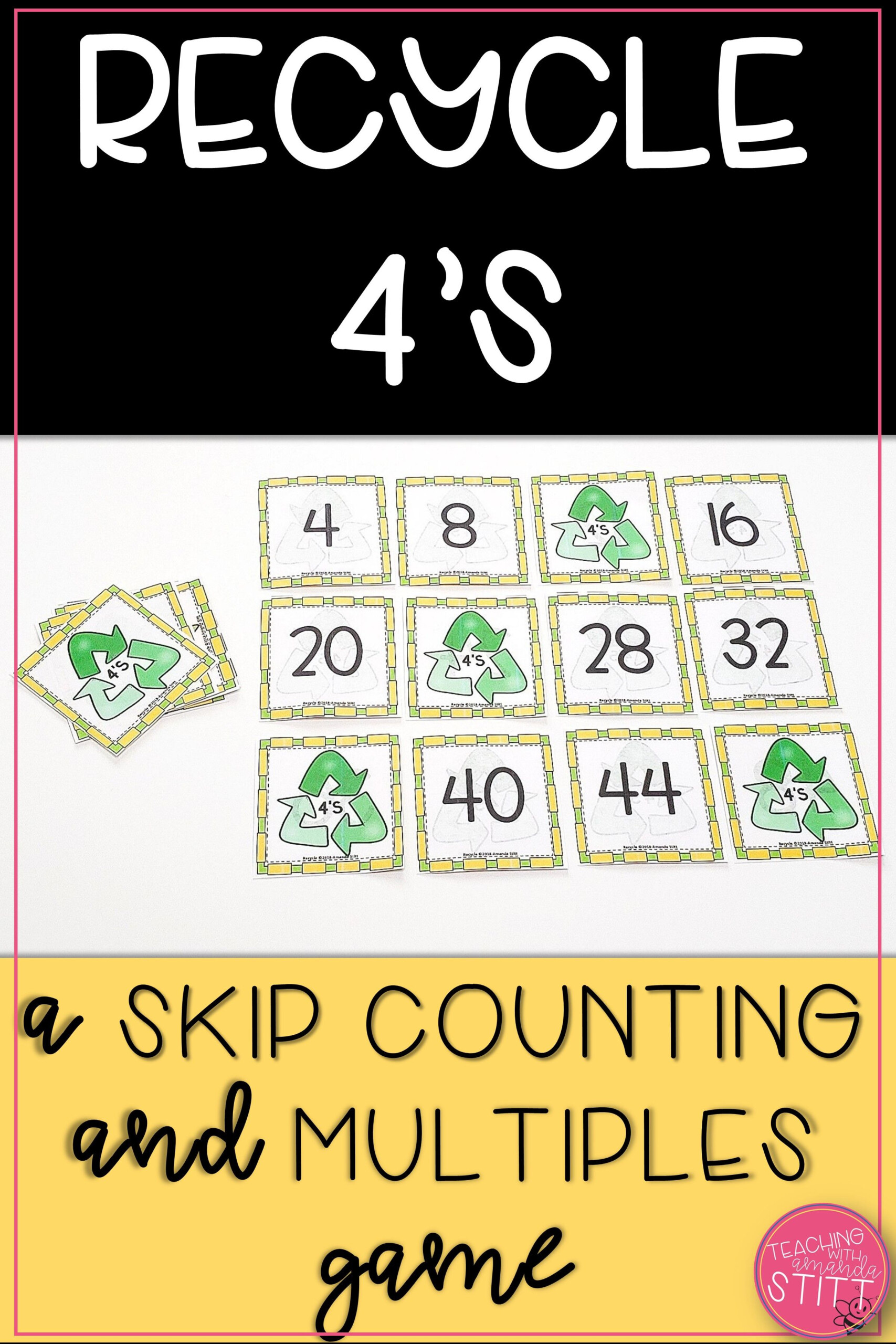 Skip Counting Game | Multiplication Facts Game | 4S (With