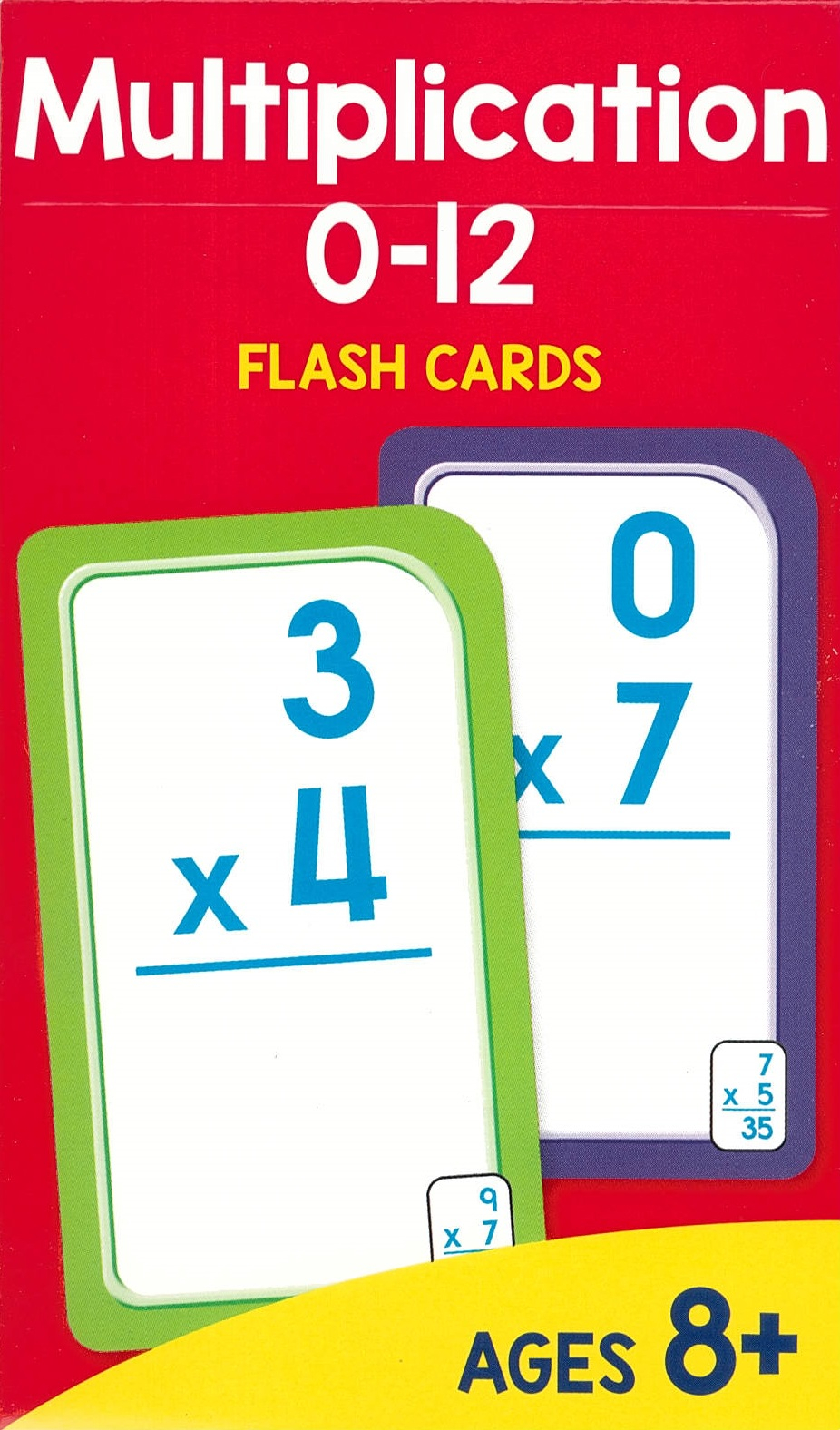 Sz Multiplication 0-12 Flash Cards (New Cover)