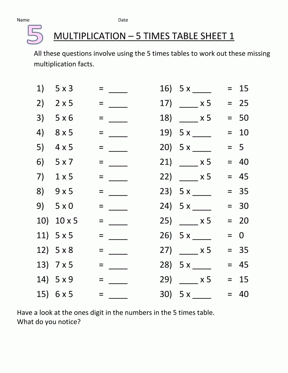 Times Table Sheet Multiplication , Below You Will Find Times