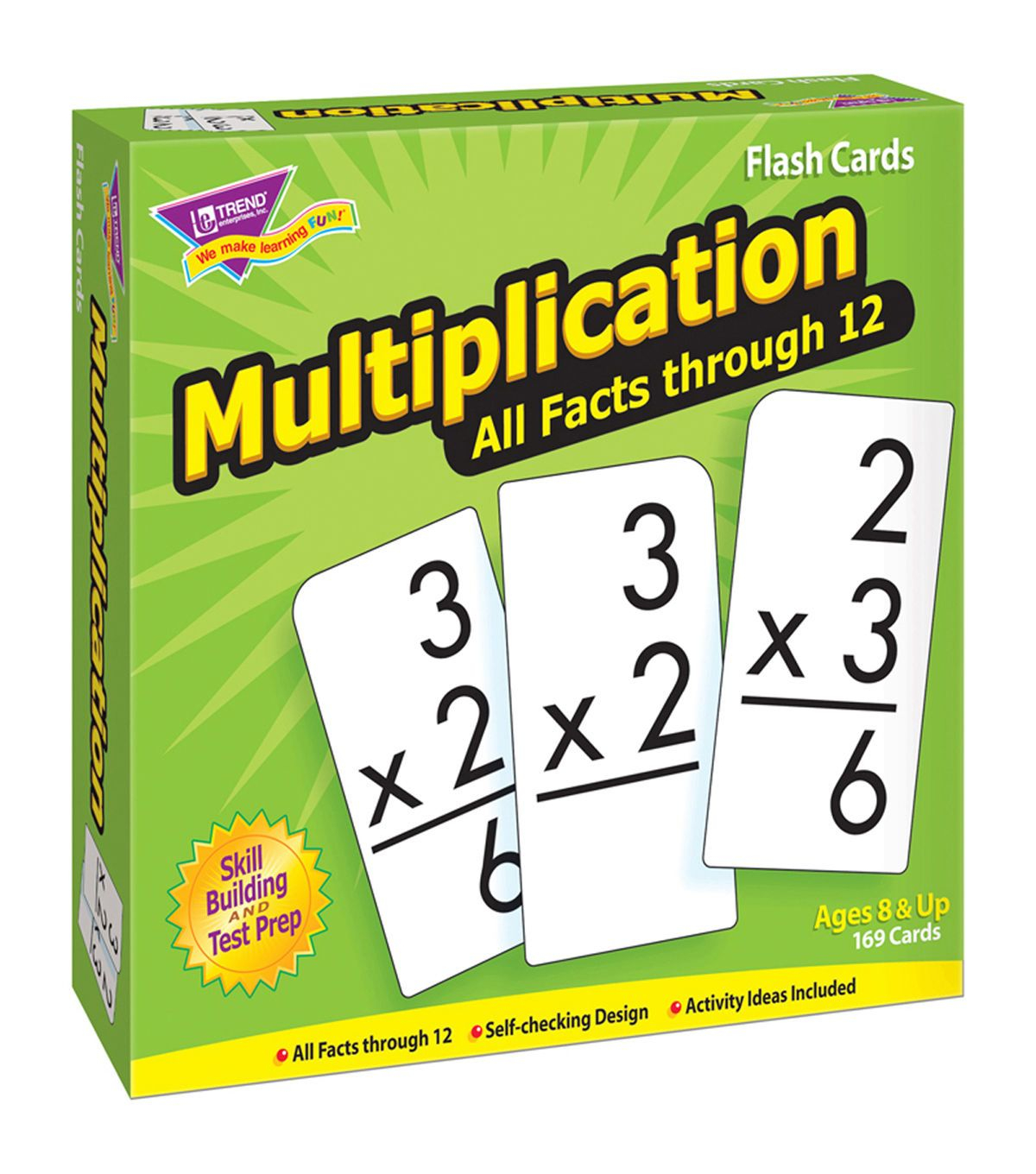 Trend Enterprises Inc. Multiplication 0 - 12 All Facts Flash