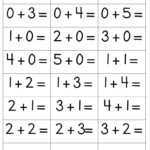 Math Facts Addition & Subtraction Flashcards 0 10 With