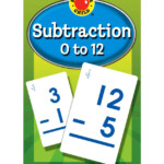 Subtraction 0 To 12 Flash Cards