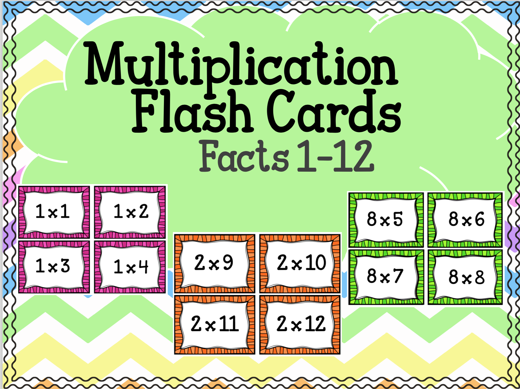 $1- Help Your Students Master Their Multiplication Facts