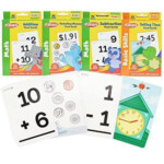 1St Grade Math Flash Cards With Stickersplayskool   4 Pack   Walmart