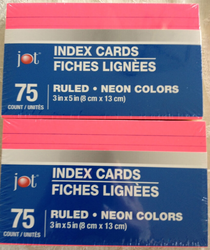 300 Index Cards: Index Cards At Dollar Tree