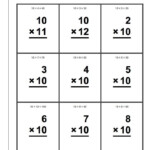 42 Printable Math Flash Cards Multiplication In 2020 | Math