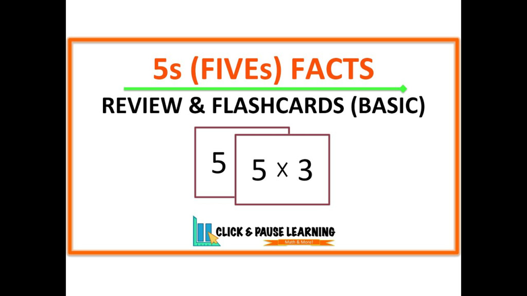 5S Facts Multiplication Review And Flashcards Youtube 5S Facts Multiplication Review And Flashcards Youtube