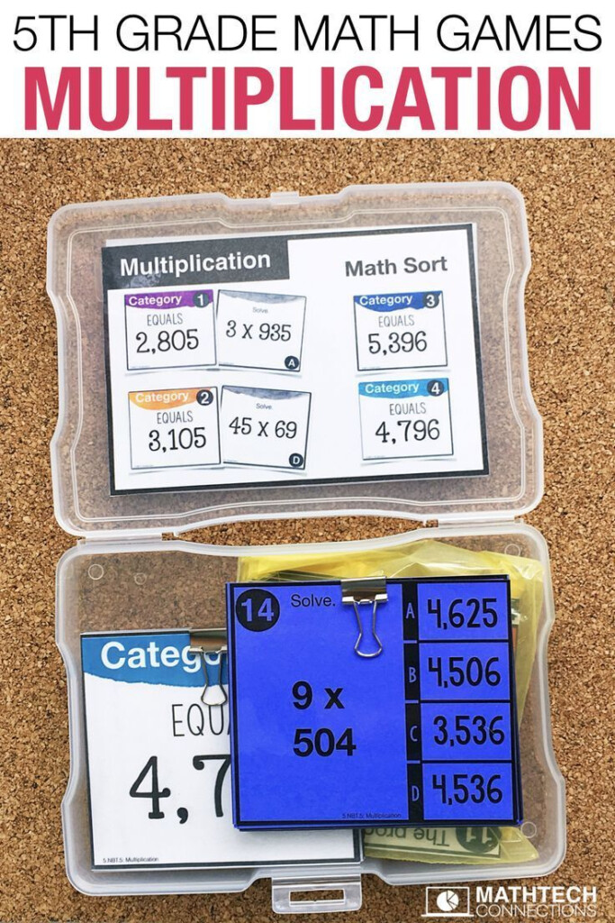 5Th Multiplication Math Centers Math Games In 2020 5Th Multiplication Math Centers Math Games In 2020
