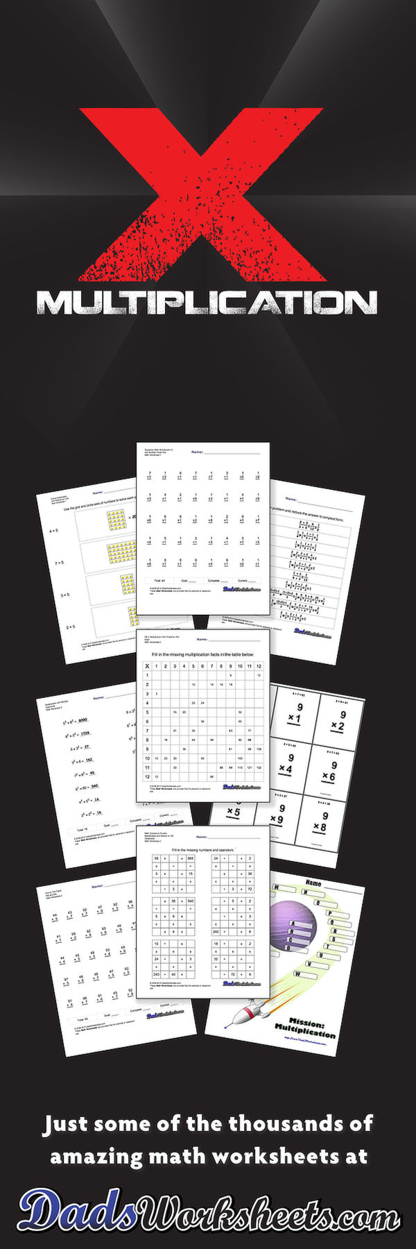 844 Free Multiplication Worksheets For Third, Fourth And
