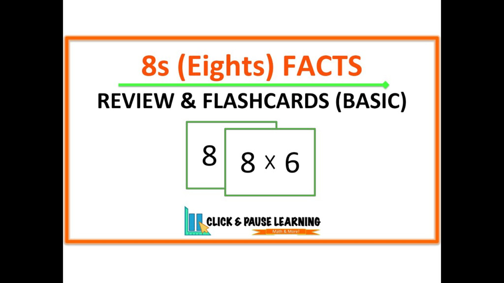 8S Facts Multiplication Review And Flashcards Youtube 8S Facts Multiplication Review And Flashcards Youtube