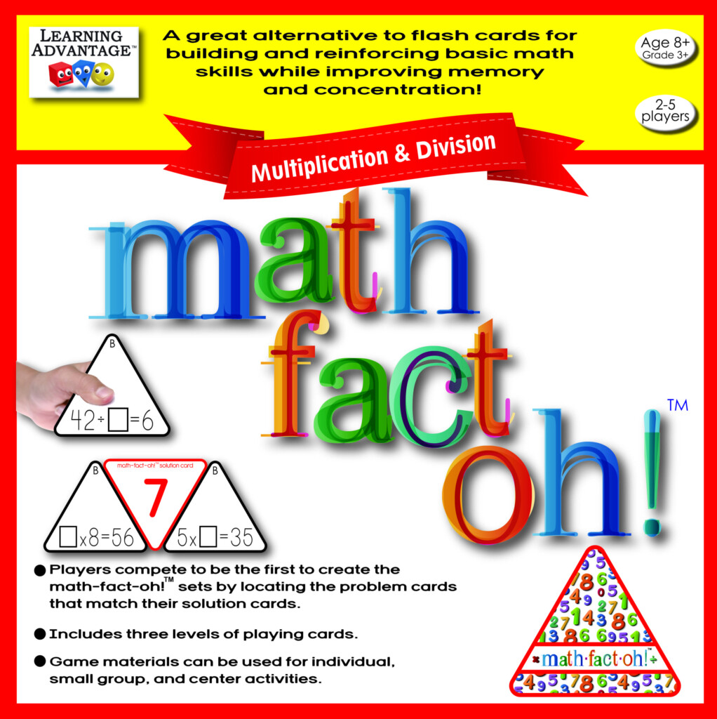 A Great Alternative To Flash Cards, Math Fact Oh!™ Builds A Great Alternative To Flash Cards, Math Fact Oh!™ Builds