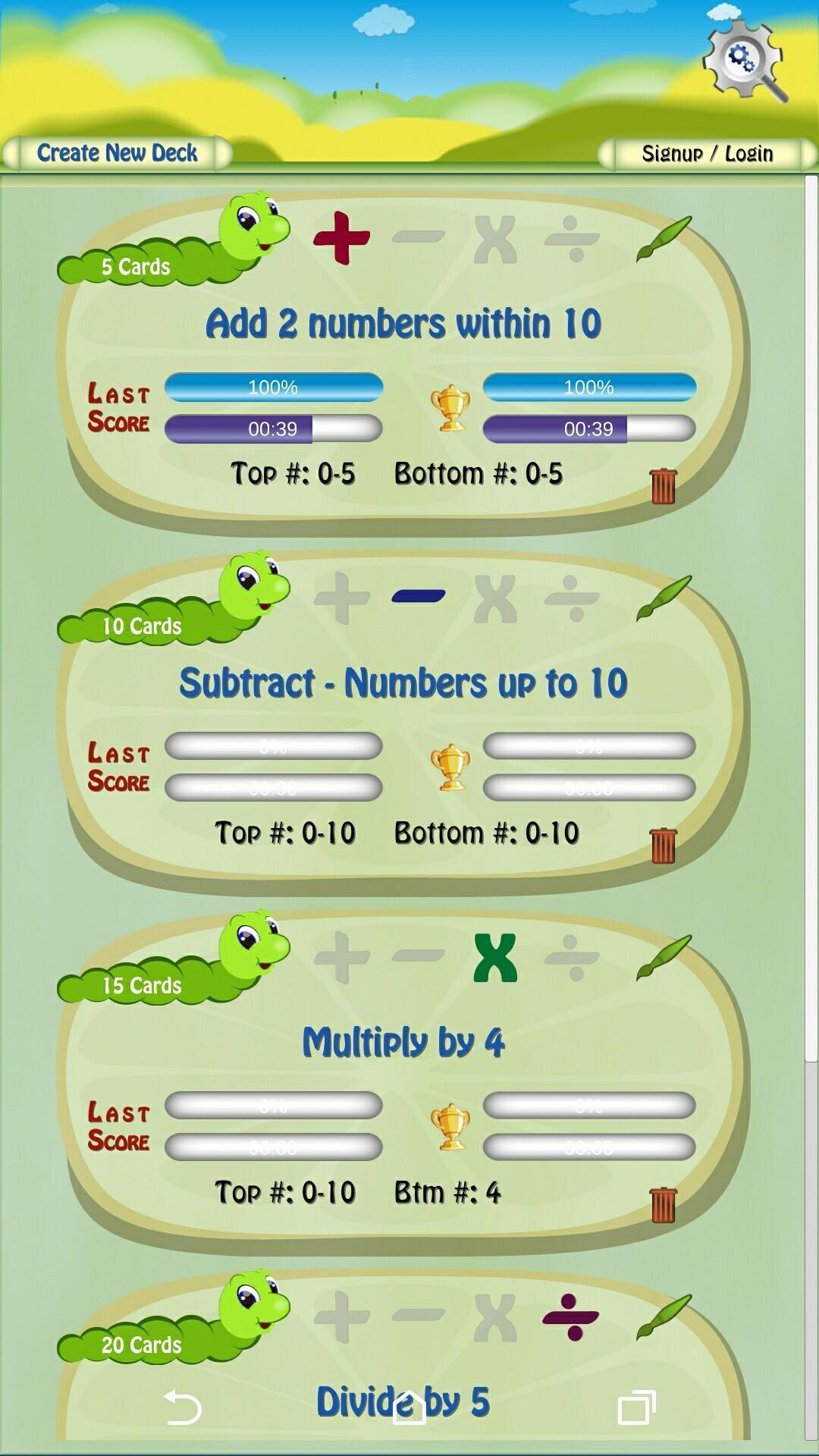 A+ Math Flash Cards App Free - Practice Math Facts For