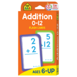 Addition 0 12 Flash Cards