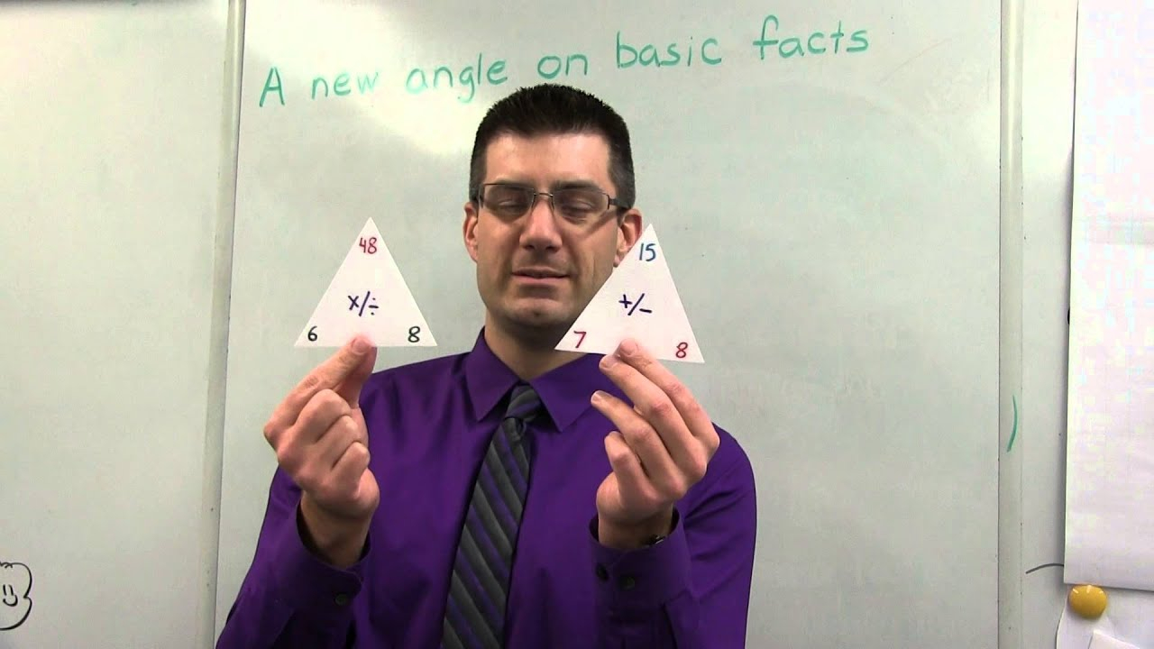 Basic Facts With Triangular Flashcards