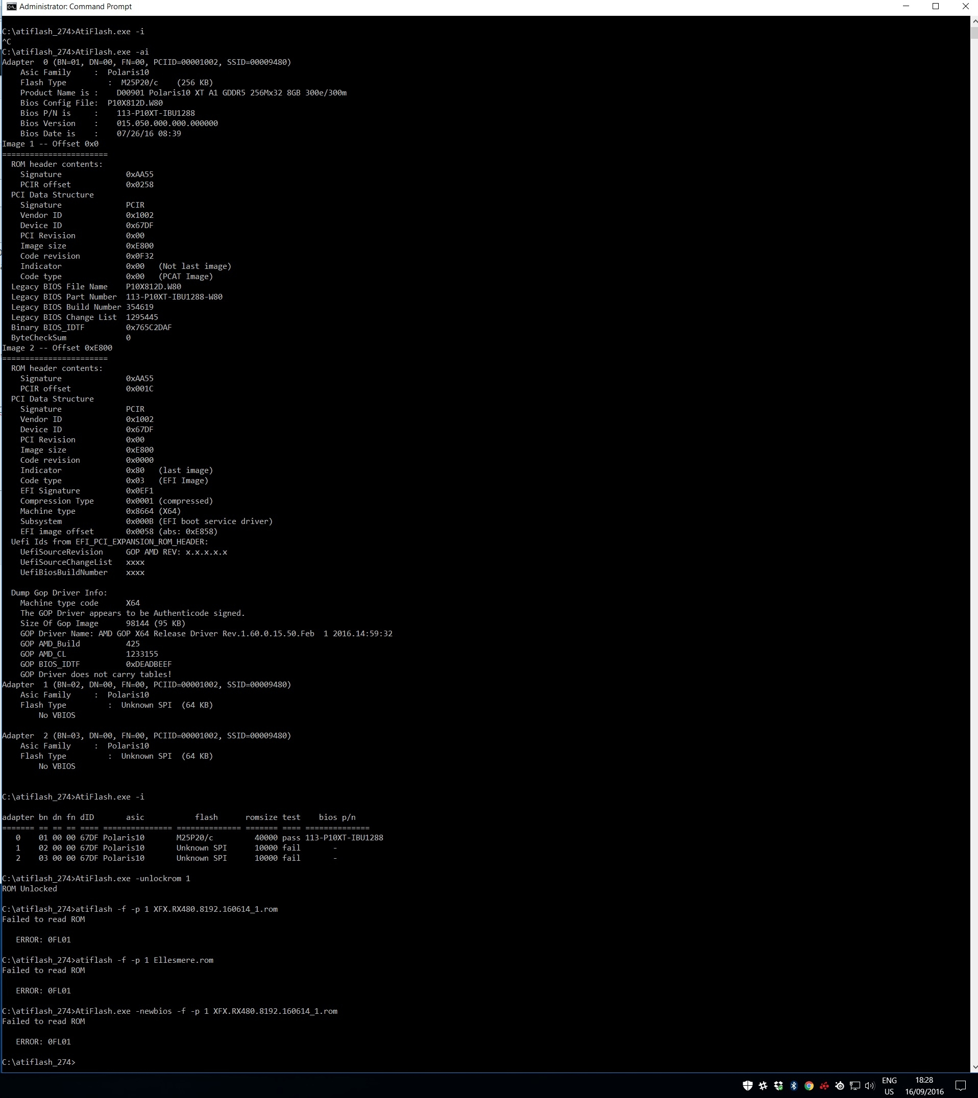 Bricked My 480 Cards With Atiflash Error: 0Fl01