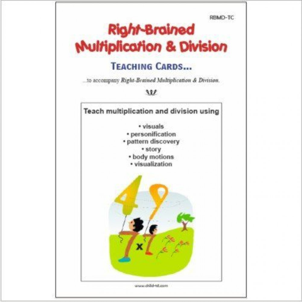 Buy Right-Brained Multiplication &amp;amp; Division Teaching Cards