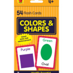 Carson Dellosa | Colors And Shapes Flash Cards | Preschool