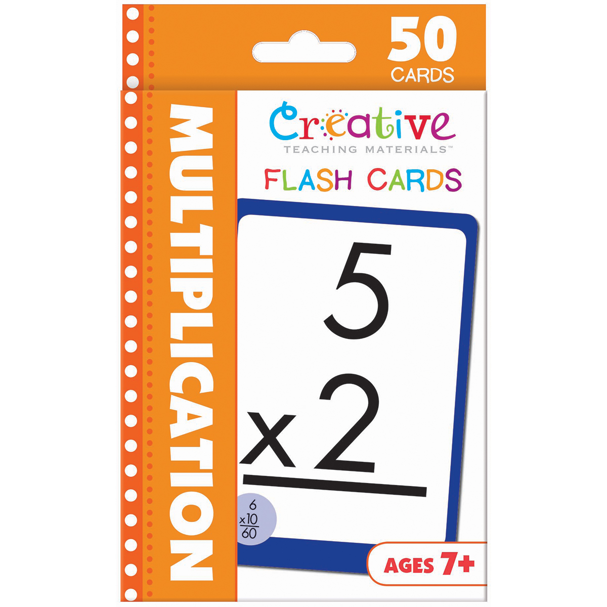 Creative Teaching Materials Flash Cards-Multiplication 50/pkg - Walmart