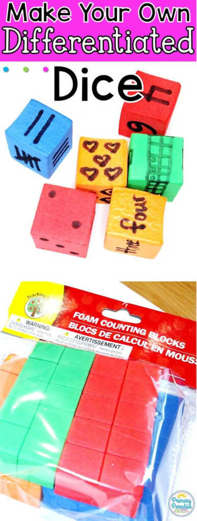 Differentiate Your Math Lesson With Diy Dice Using This Differentiate Your Math Lesson With Diy Dice Using This