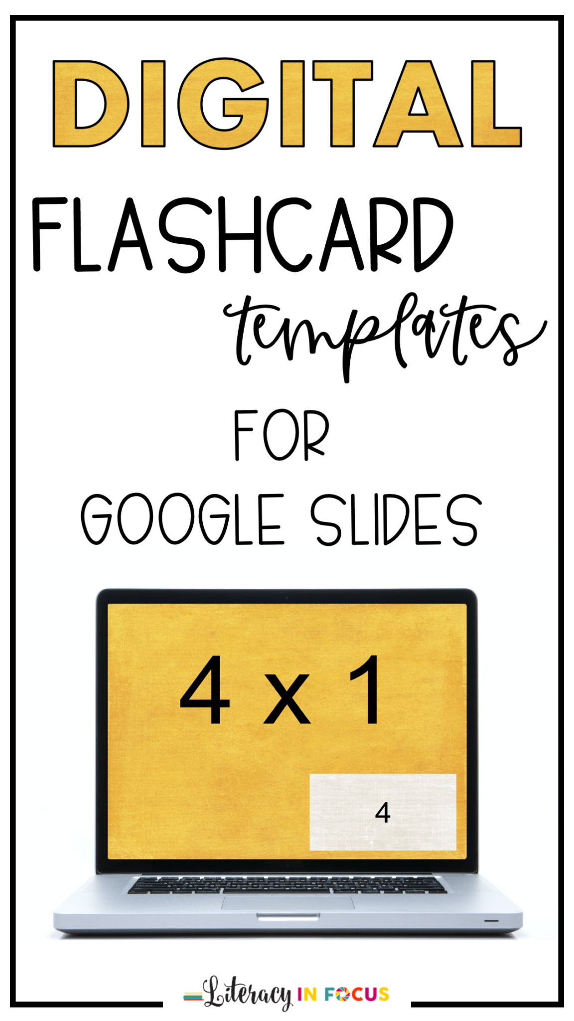Digital Flashcard Templates For Google Slides In 2020