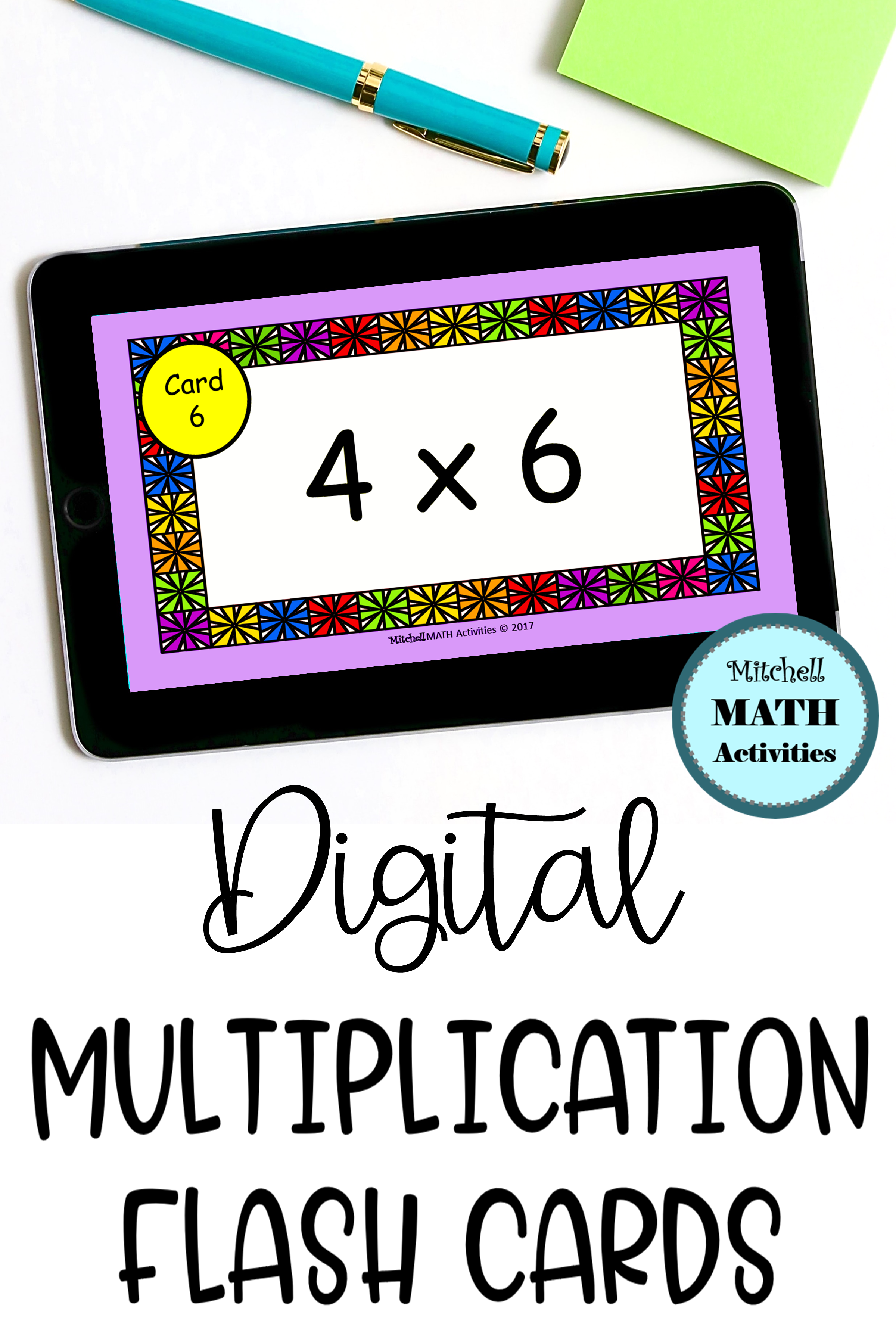 Digital Multiply4 Flash Cards In 2020 | Flashcards