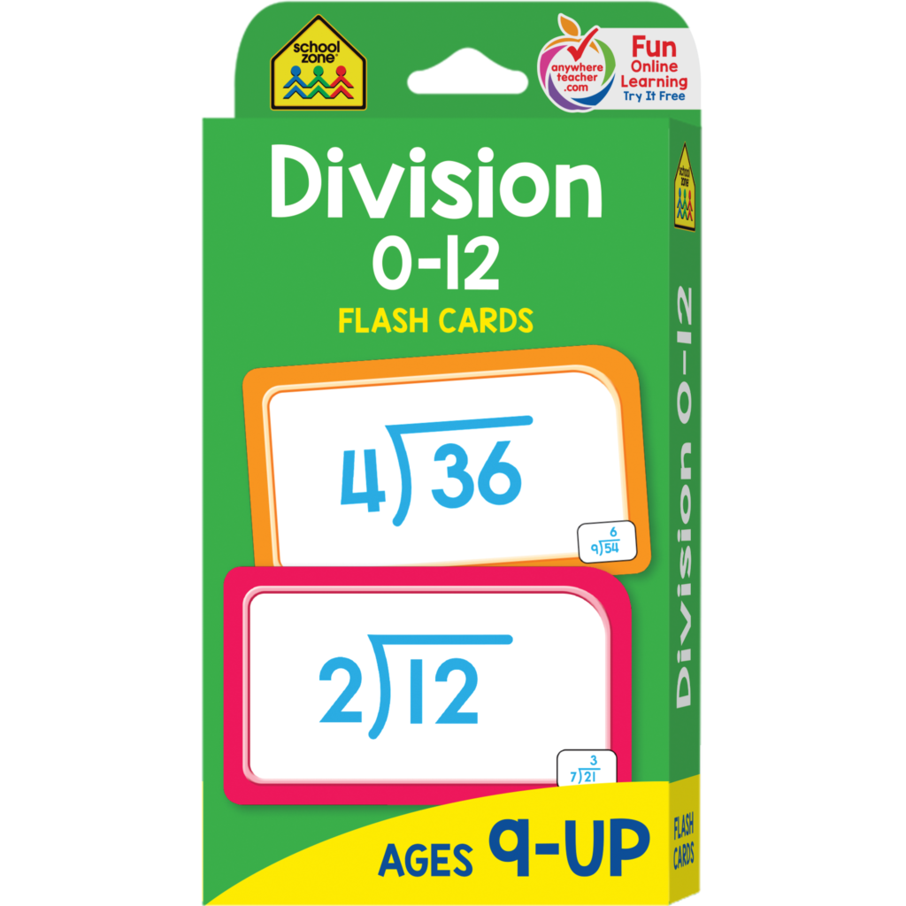 Division 0 12 Flash Cards Division 0 12 Flash Cards