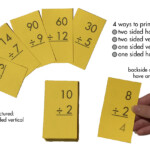 Division 1 12 (All Facts) Flash Cards Plus Free Division Facts Sheet  (Printables)