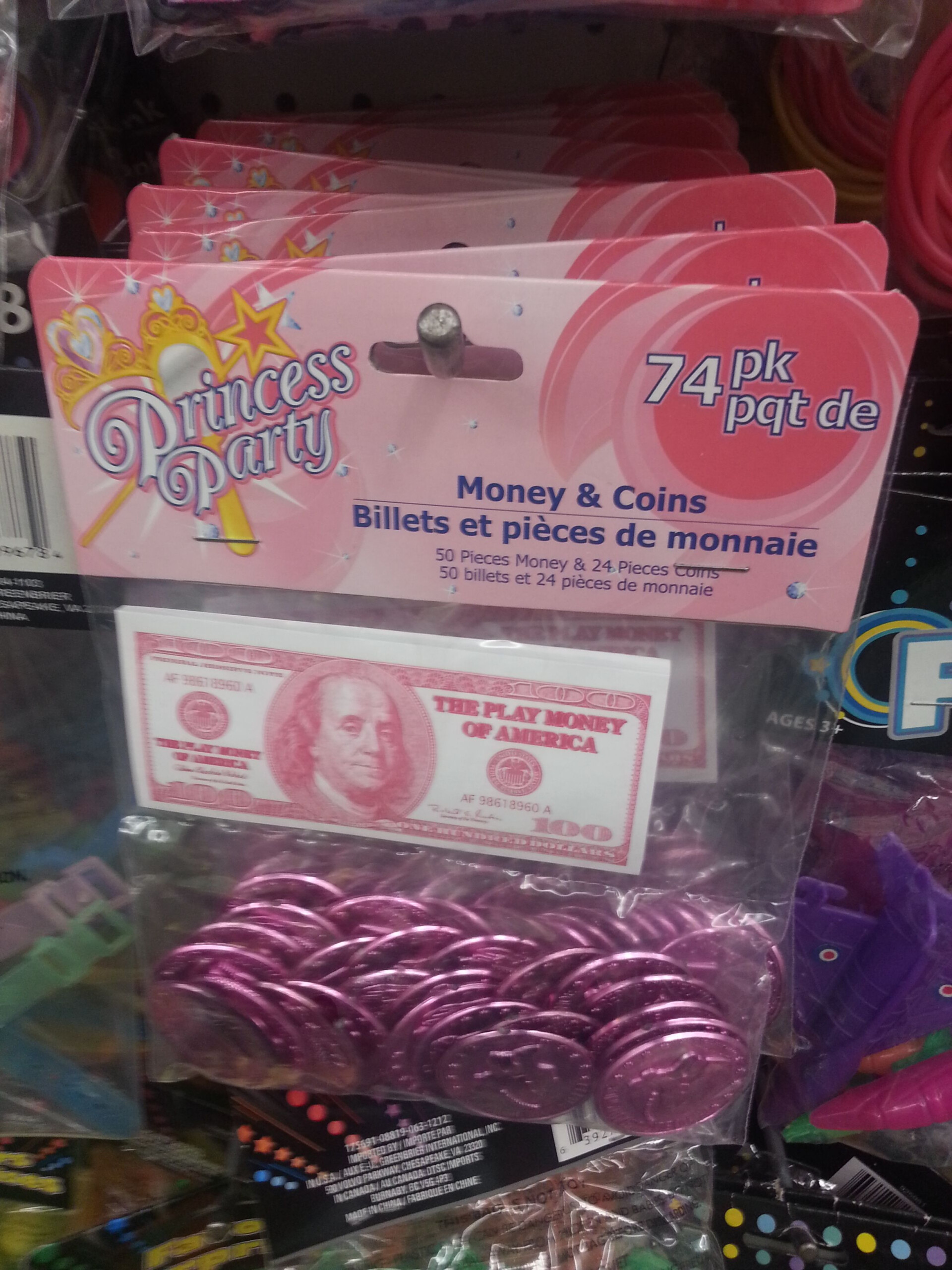 Dollar Tree Fake Money And Coins - Great For Your Next