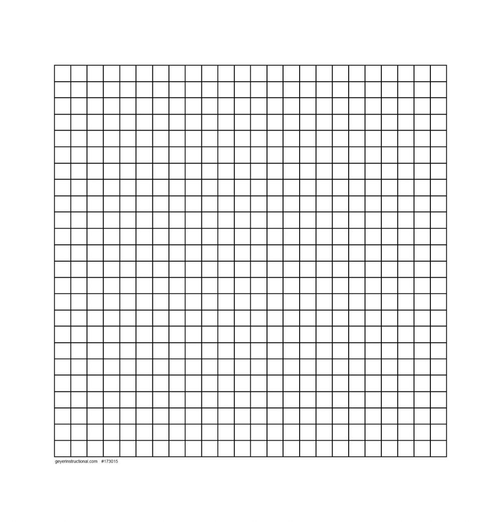 Dry Erase Graph Magnet - 24 X 24 Grid - .75&amp;quot; Squres