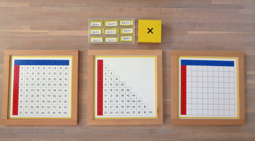 Family Fecs: Montessori Activity: Multiplication Finger Family Fecs: Montessori Activity: Multiplication Finger