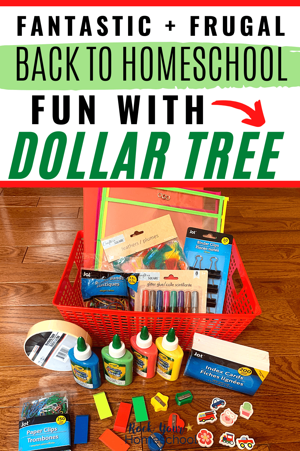 Fantastic &amp;amp; Frugal Back To Homeschool Fun With Dollar Tree