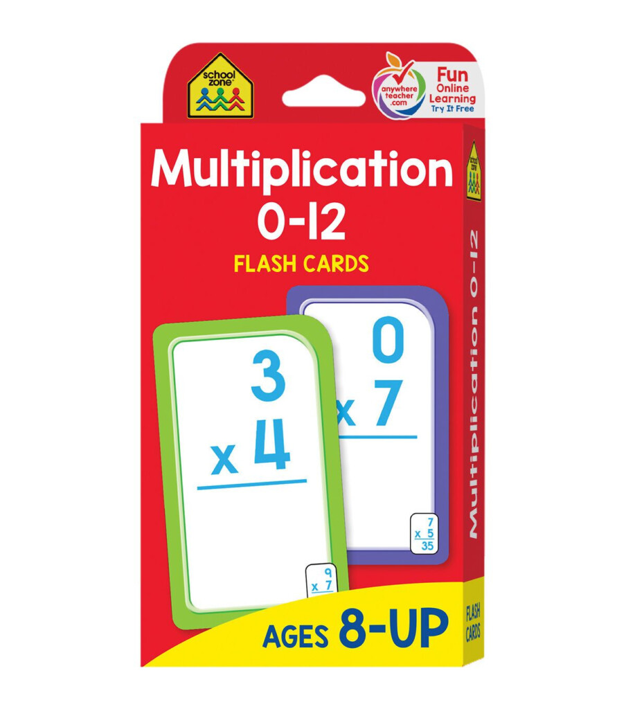 Flash Cards Multiplication 0 12 55 Pkg | Joann In 2020 Flash Cards Multiplication 0 12 55 Pkg | Joann In 2020