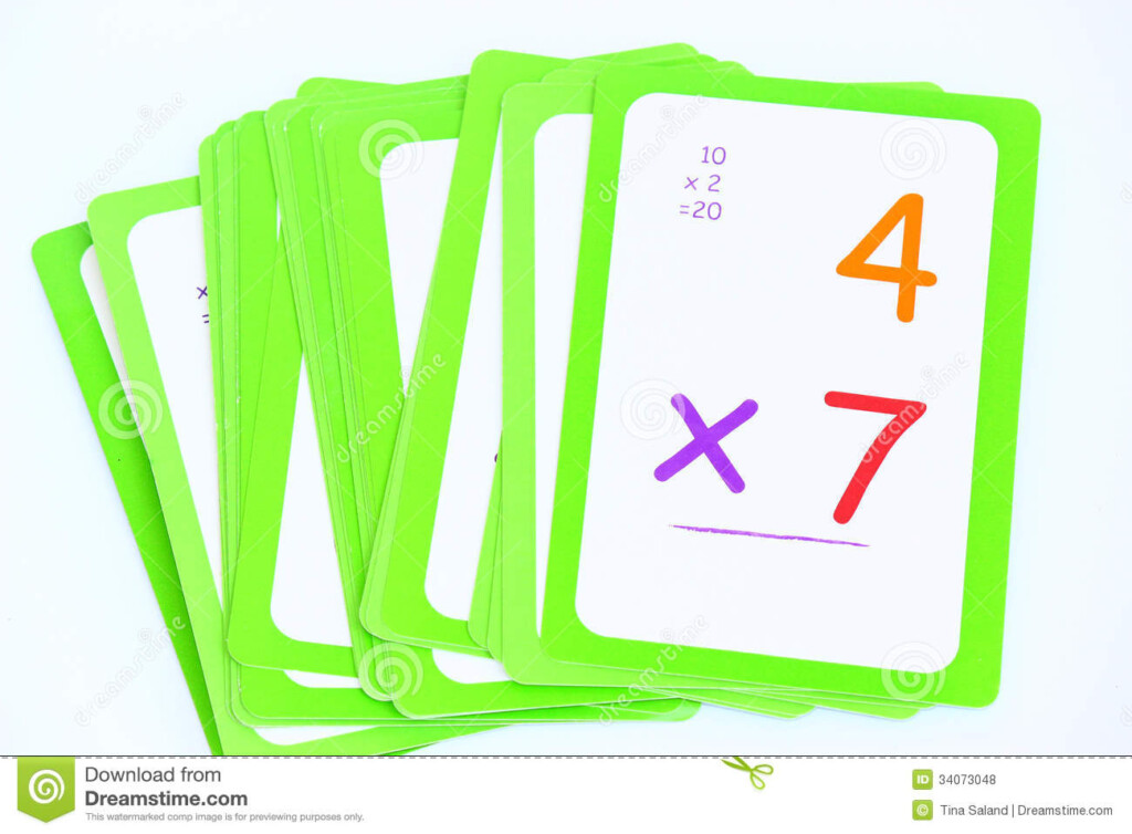 Flash Cards Stock Photo. Image Of Flashcard, Isolated   34073048