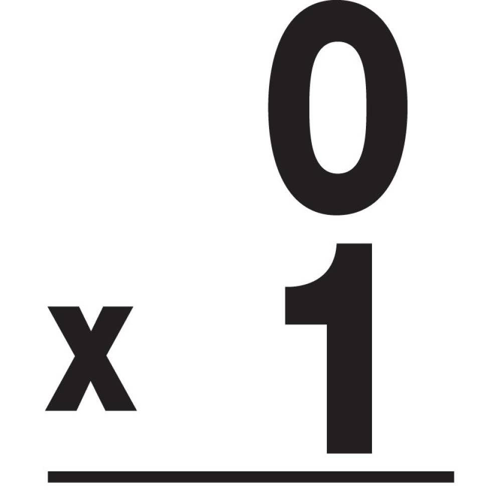 Flashcards, Multiplication Facts 0-9, Vertical, 105 Cards
