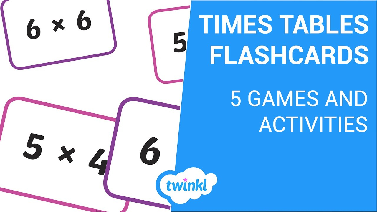 Four Times Table Flashcards (Teacher Made)