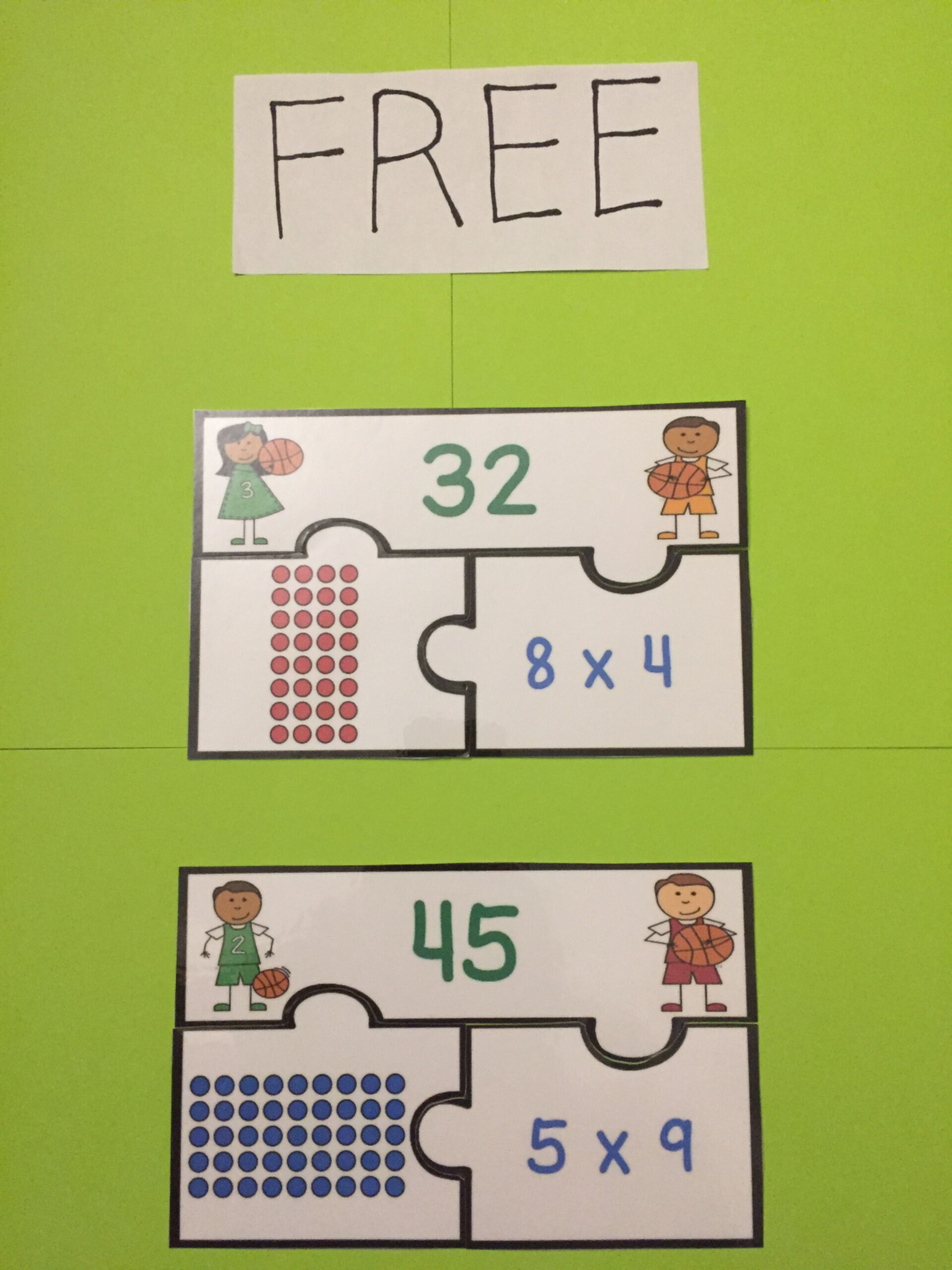 Free Array Multiplication Strategy 3Rd Grade Activity