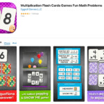 Free Ios App Today: Multiplication Flash Card Games Fun Math