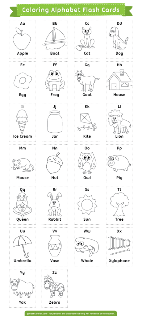 Free Printable Coloring Alphabet Flash Cards. Download Them Free Printable Coloring Alphabet Flash Cards. Download Them