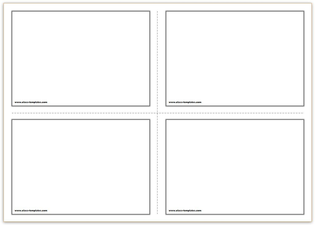 Free Printable Flash Cards Template Free Printable Flash Cards Template