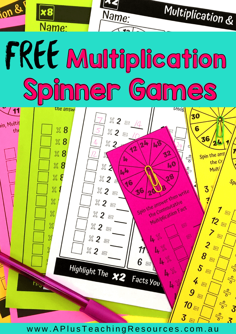 Free Printable Multiplication Games
