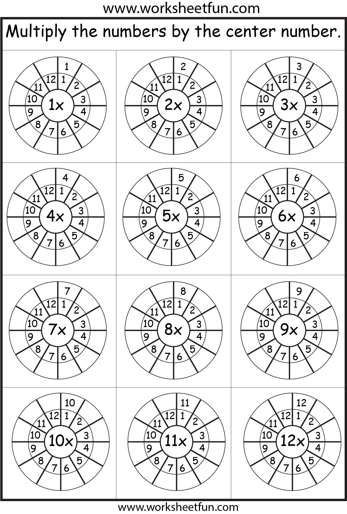 Free Printable Worksheets | Math Multiplication, Times